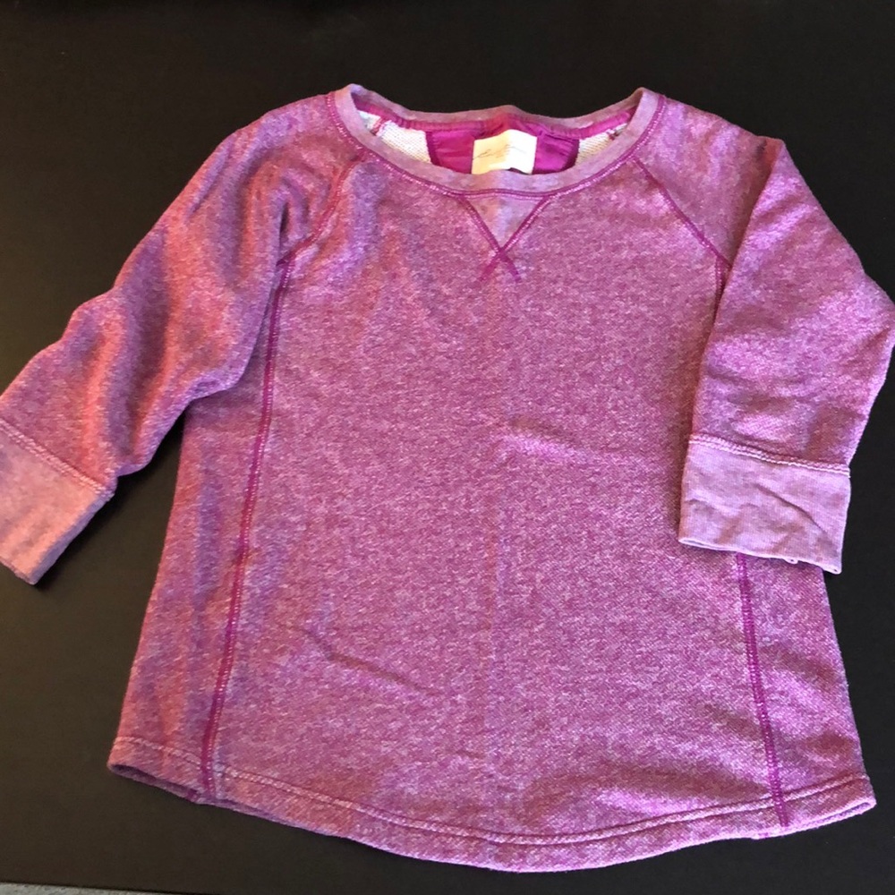 Eddie Bauer Pink Cozy French Terry Sweatshirt